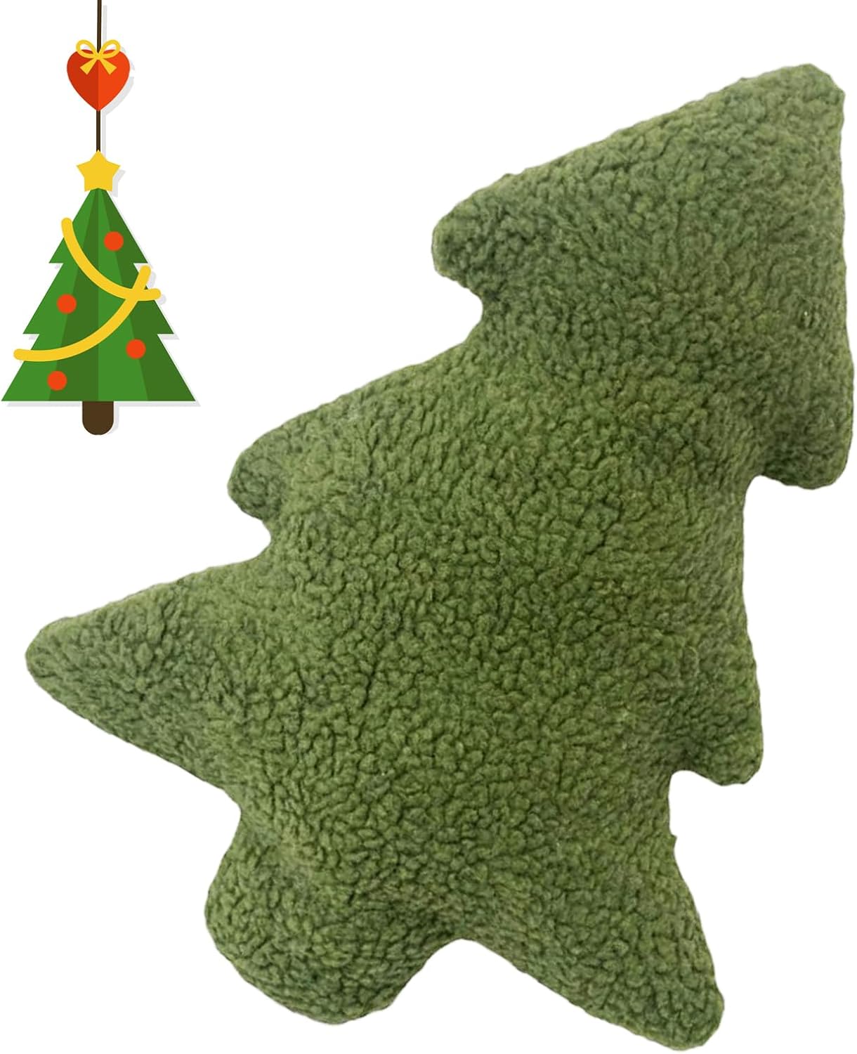 Christmas Tree Pillow, Christmas Tree Throw Pillow