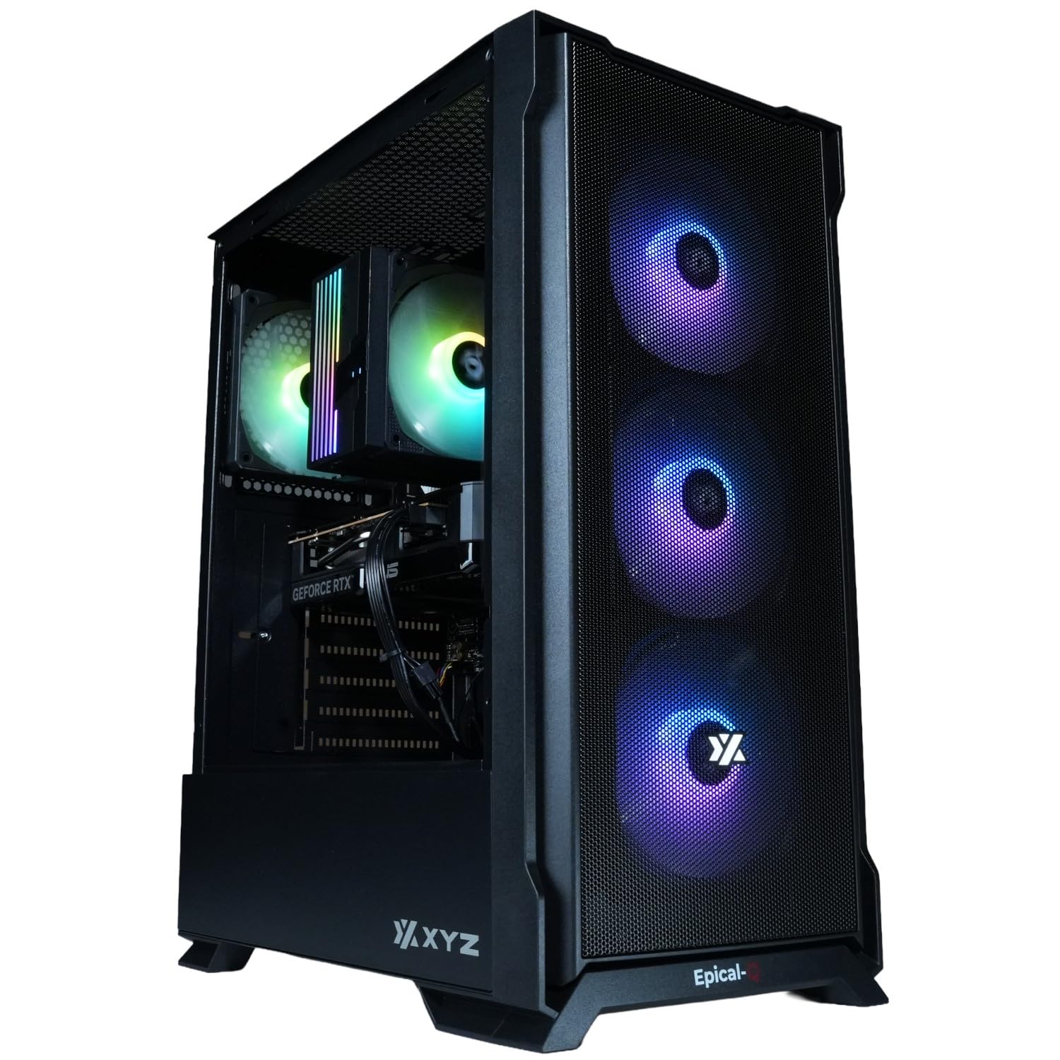 Epical-Q Ordenador sobremesa Gaming Pelanx AMD Ryzen 5 5500, 16GB, 500GB SSD NVME, RTX 3050 + Windows 11 Pro
