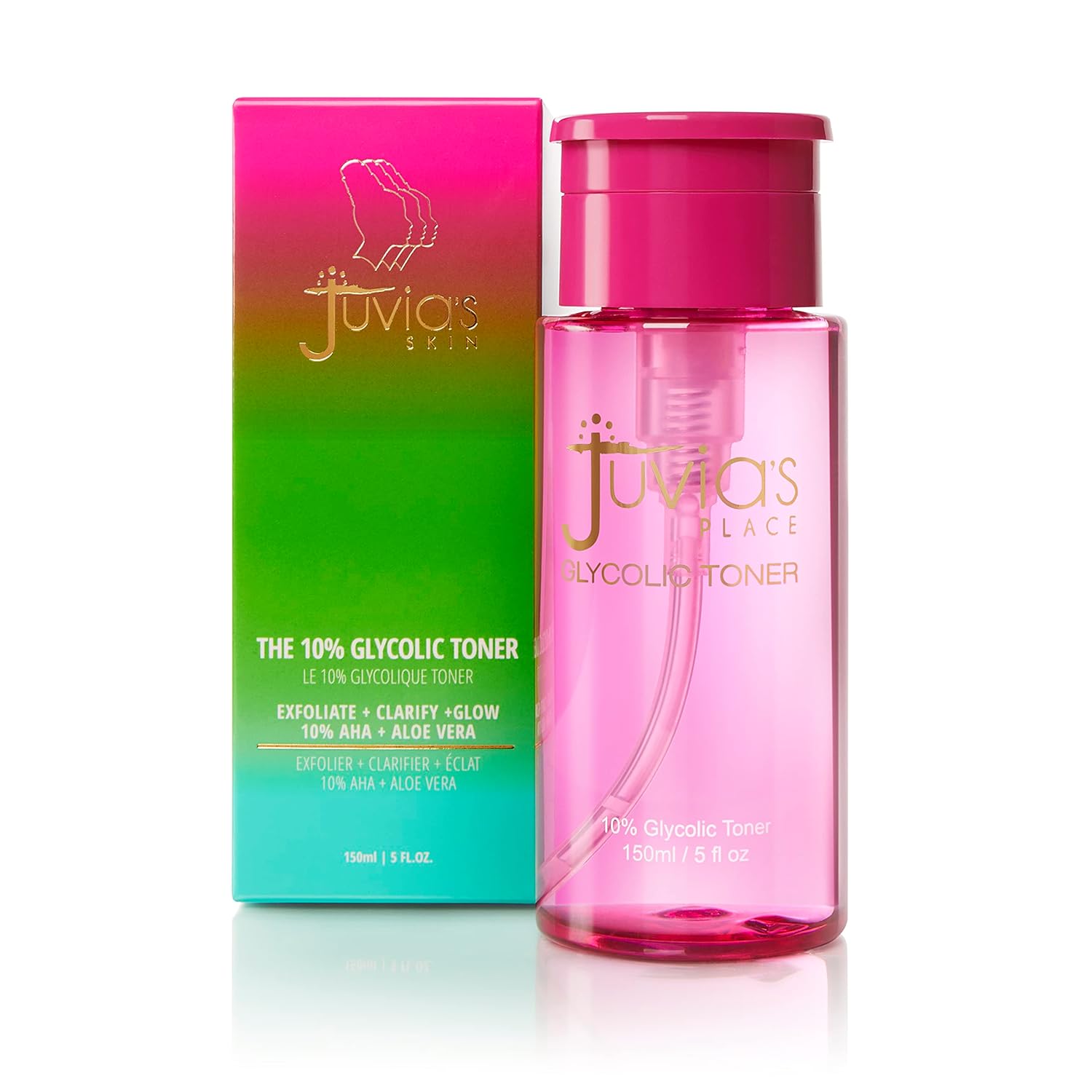 Juvia's Place The 10 Glycolic Acid Toner, 5 fl oz, Aloe