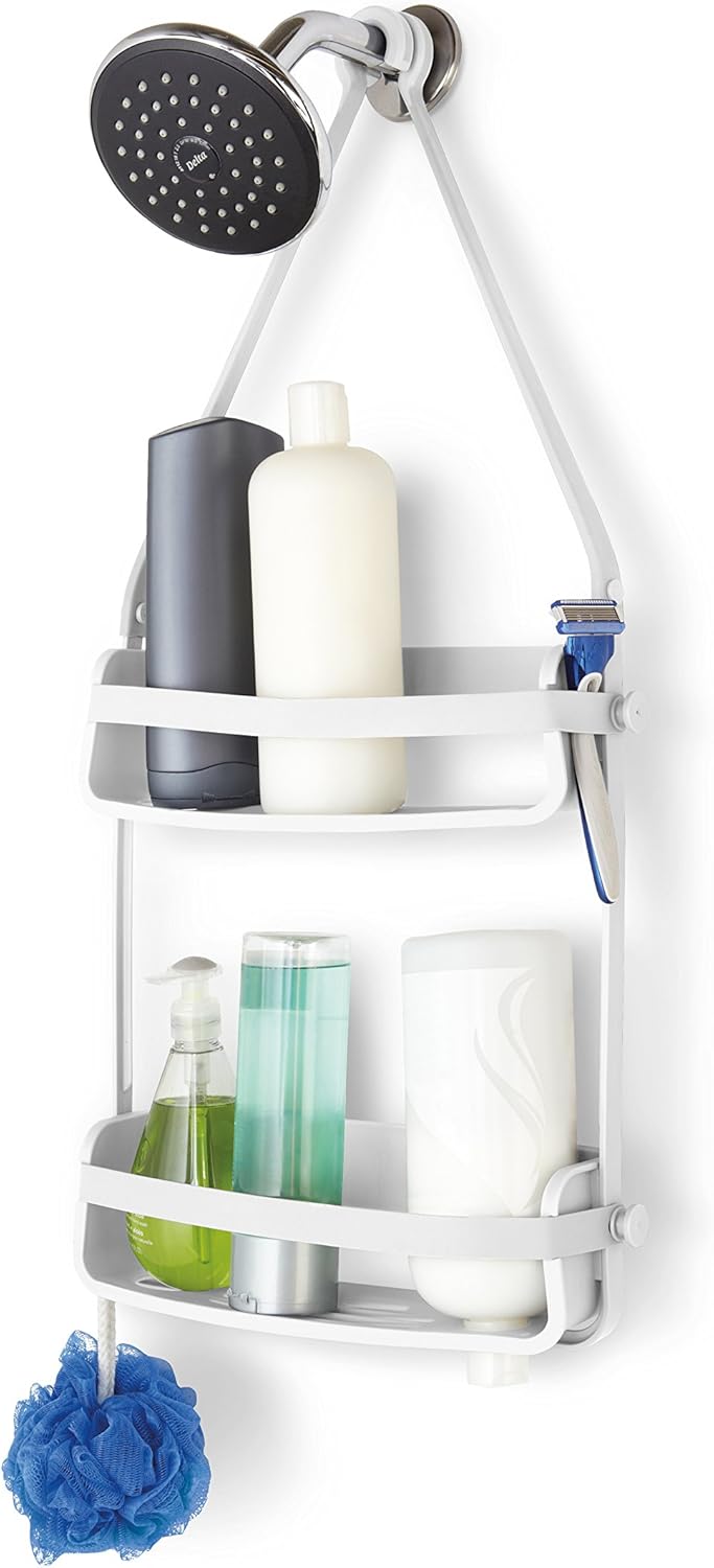 Umbra Flex Hanging Shower Caddy, Bathtub Shelf and Bathroom Organizer