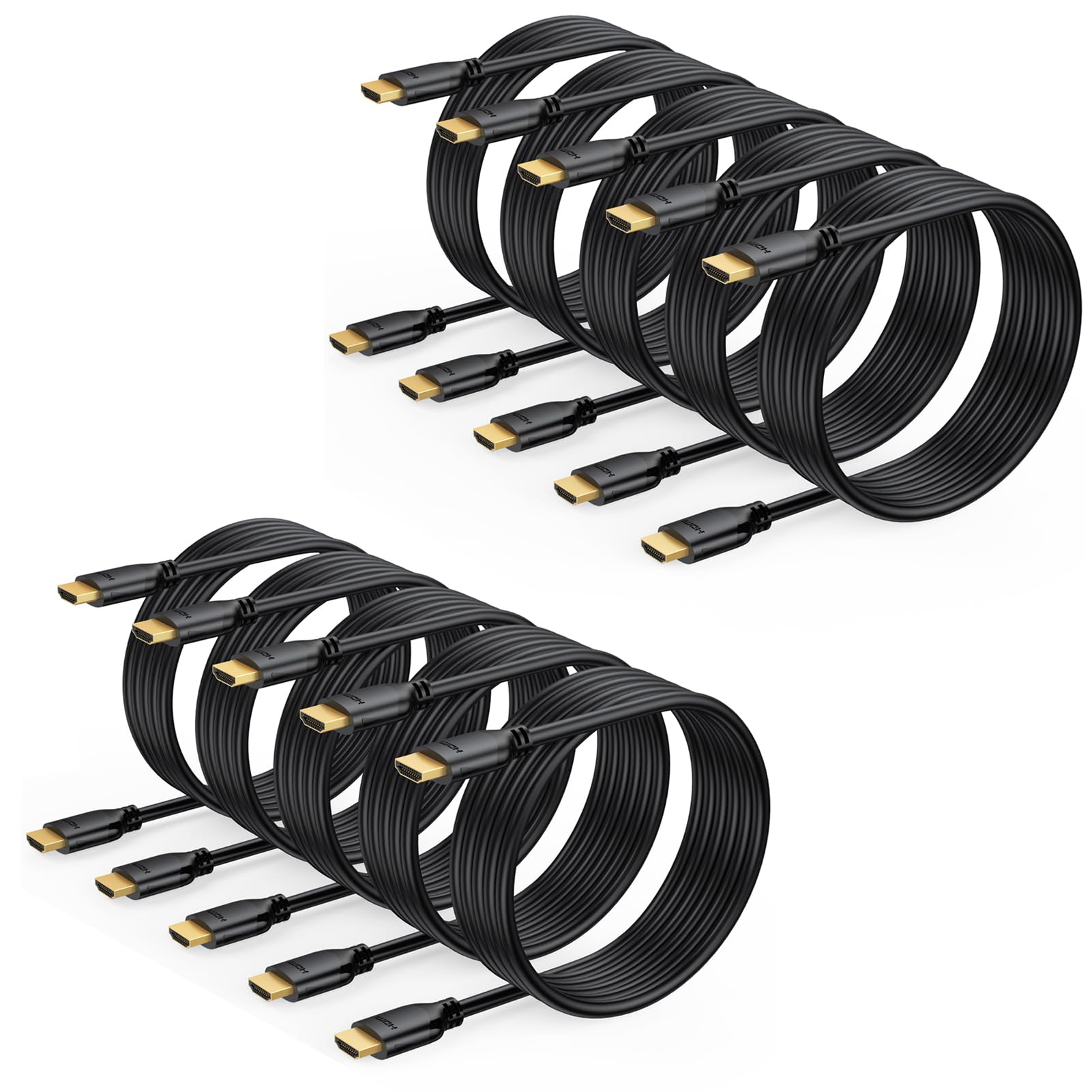 Cavo HDMI 4K da 1,8 m, cavo HDMI ad alta velocità a HDMI, cavo HDMI 2.0 da 1,8 m, supporta 4K a 60Hz, 2K, 1080P, HDCP 2.2, HDR, 3D, ARC ed Ethernet
