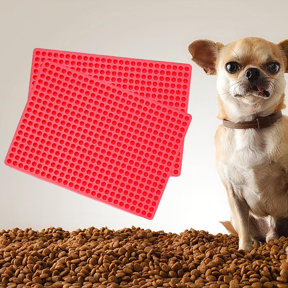 Tappetino da Forno in Silicone | Stampo per Emisfero 2 Cm per Dolcetti E Biscotti per Cani | Biscotti per Cuccioli | Bakeware Riutilizzabile | Antiaderente Senza BPA B