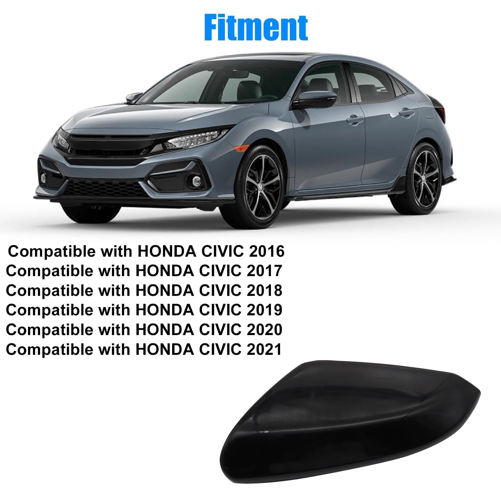 Amazon.com: Priprilod Left Driver Side Mirror Cap Cover Fit for