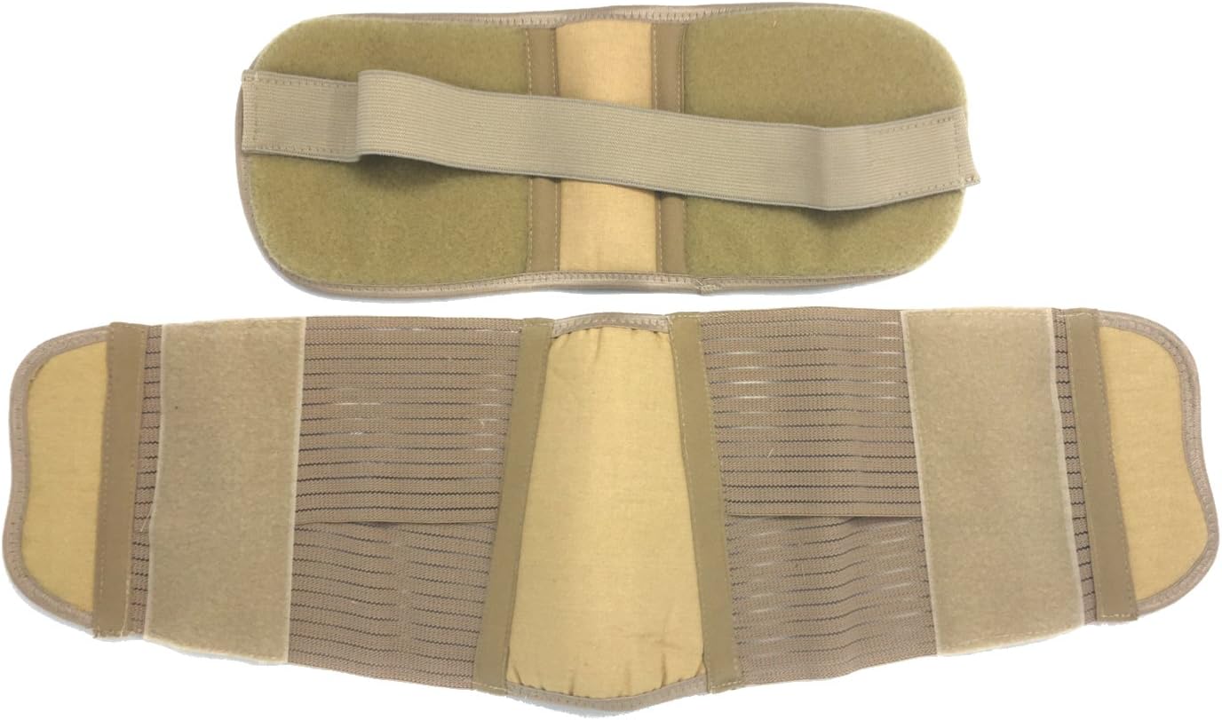 OTC Maternity Support, Abdominal Uplift Panel, Lower Back Cradle, Elastic, Beige, Large