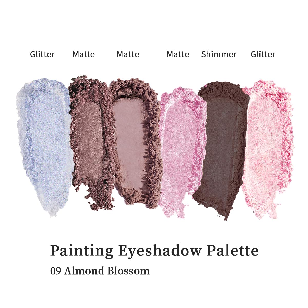 MilleFée Painting Shadow Palette 09 Almond Blossom, Eyeshadow Palette, Warm Deep, Cruelty-Free, Smudge-Proof, Smooth Powder, High Blendable, High Pigmented - Image 3
