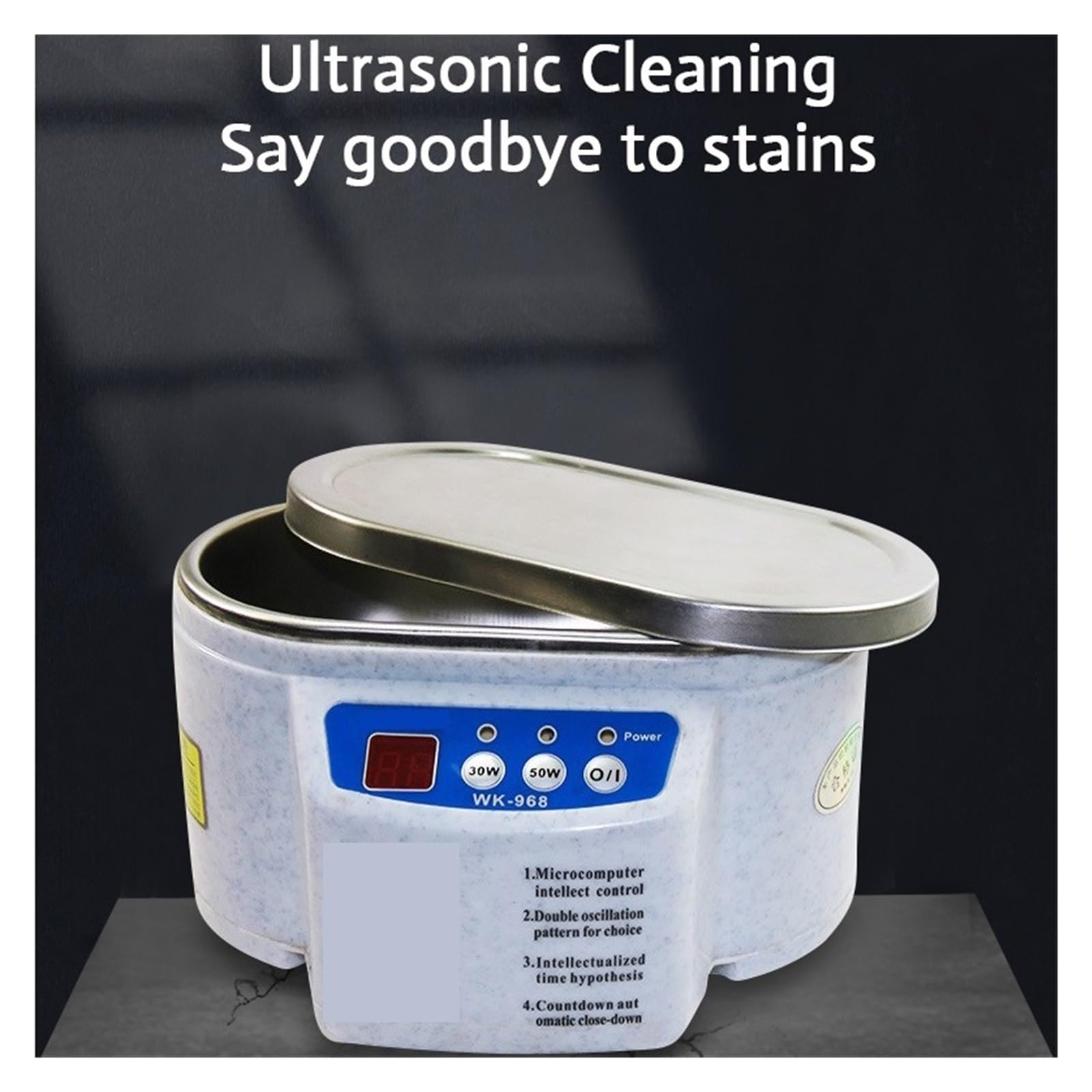 50W Cyfrowy Ultradźwiękowy Czyszczący Sonicator Kąpiel Wibracje Ultradźwiękowe Części Biżuterii Okulary Płytka Obwodowa Maszyna Do Czyszczenia Zegarków Szerokie Zastosowanie