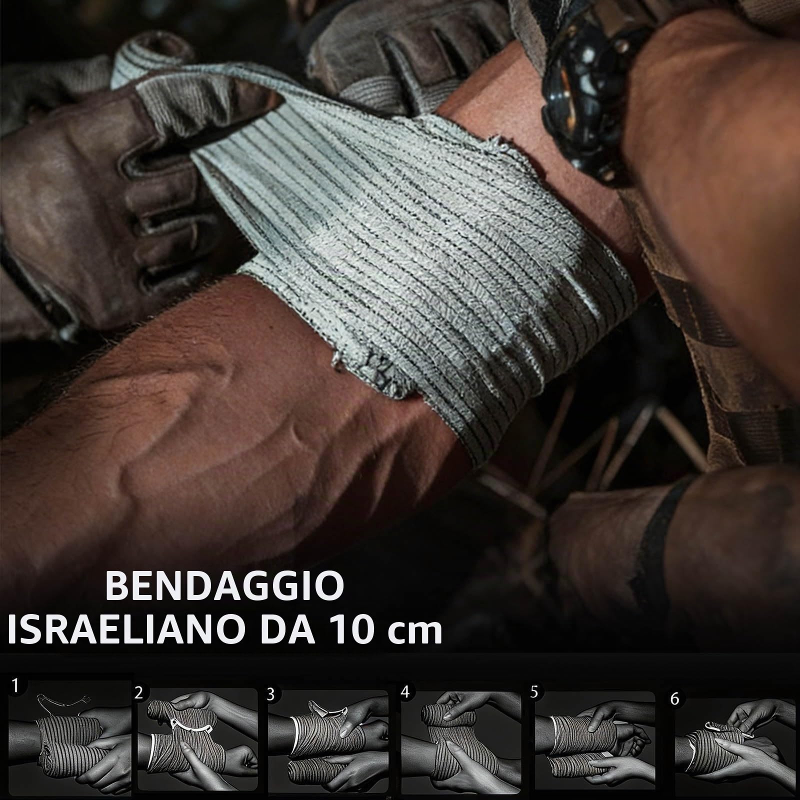 Kit Di Pronto Soccorso E Traumatologia IFAK Con Laccio Emostatico, Benda Israeliana Da 4 Pollici, Stecca, Kit Di Pronto Soccorso Tattico Per Auto, Campeggio, Escursionismo E Viaggi