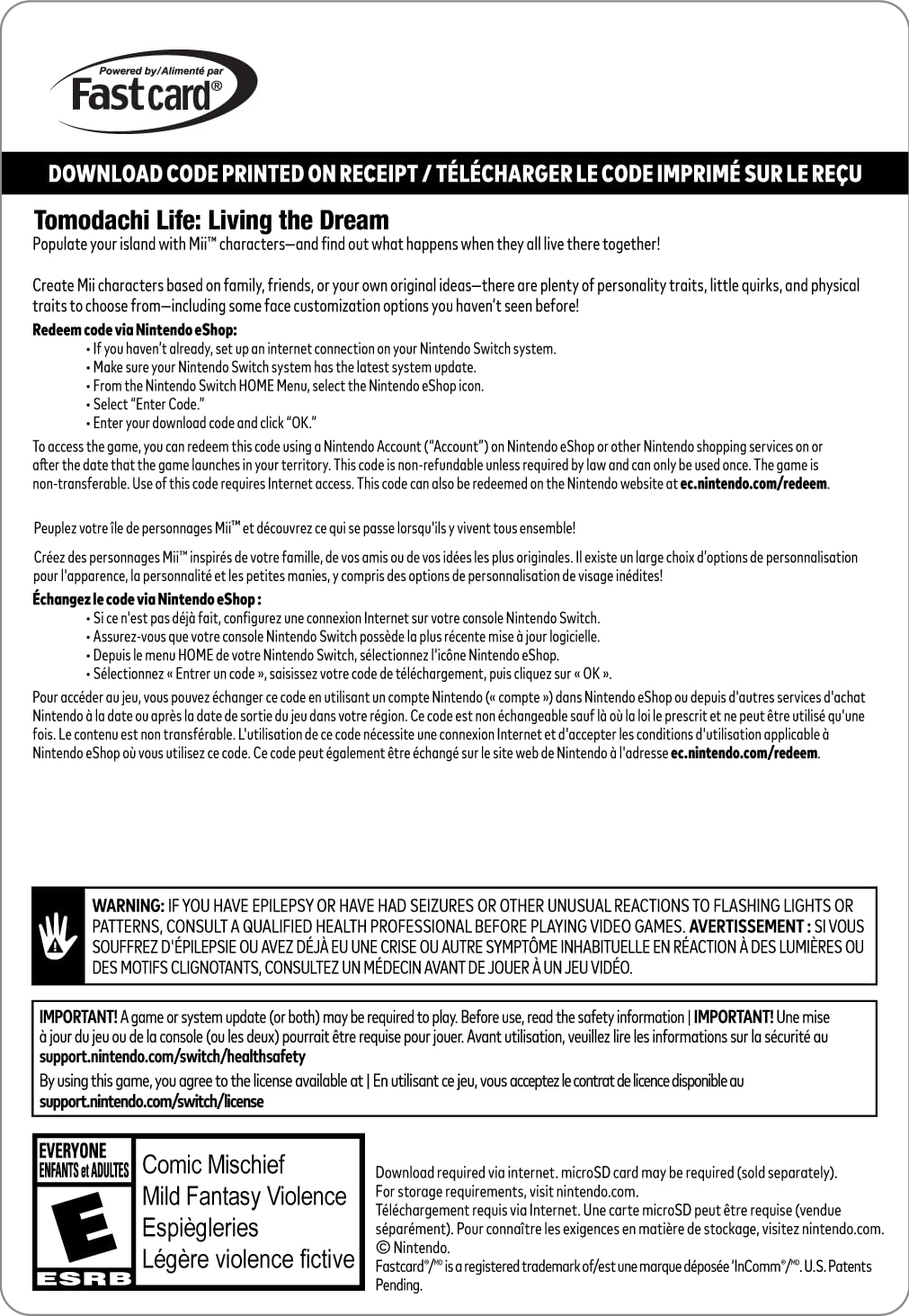 Tomodachi Life: Living the Dream Standard - Nintendo Switch [Digital Code] - 2