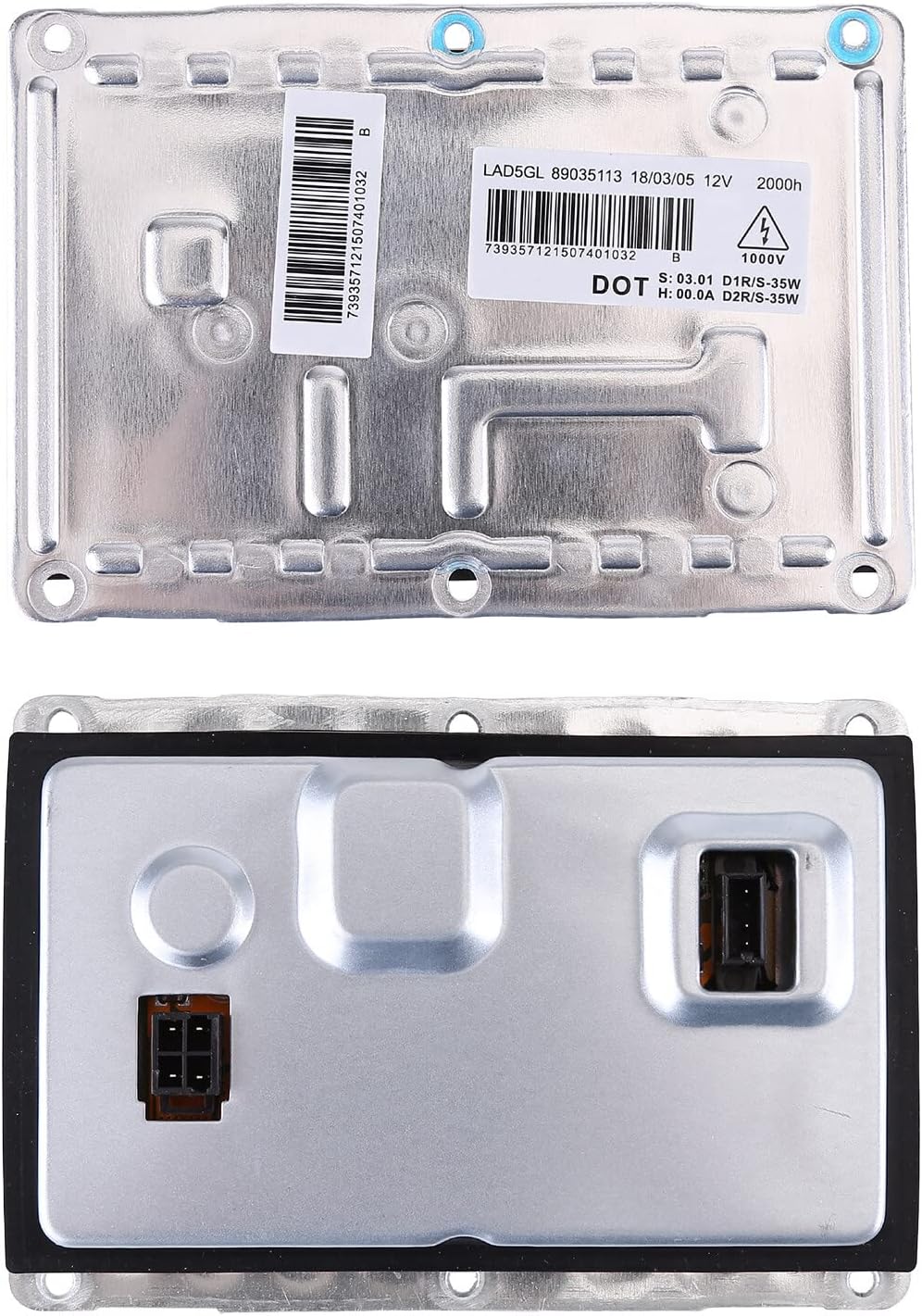 89035113 Xenon Headlight Ballast Control unit with igniter and D2S Bulb Compatible with Cadillac CTS SRX Dodge Charger B6 LAD5GL A4 S4 2005-2008 Chrysler 300 Jaguar XJ8 XJR Xenon S80 S60 XC90 V70 XC70