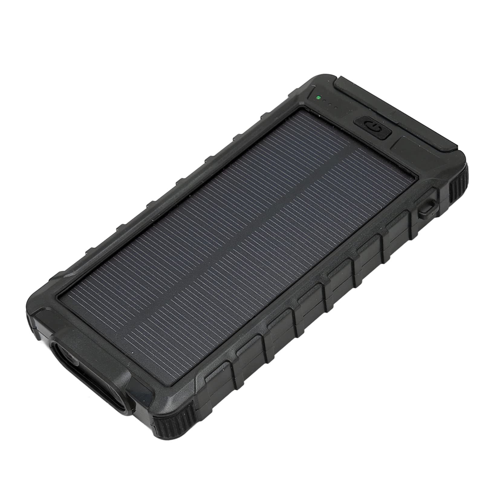 Cocoarm Cargador Solar Portátil 20000mAh con Linterna (Black)