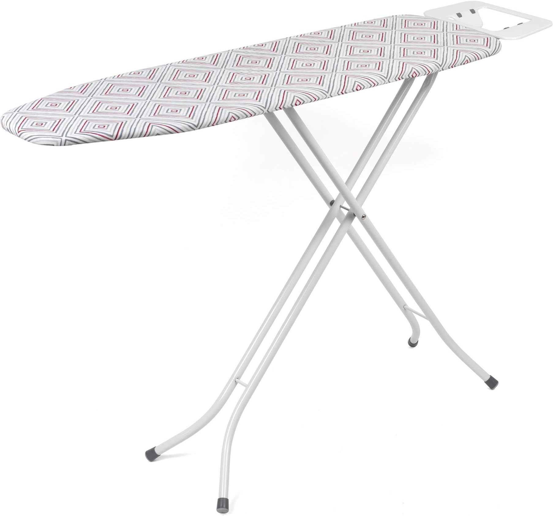 Kleeneze KL058270UKDIA Diamond Stripe Collapsible Ironing Board, 114 x