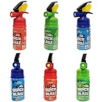 Vista 1 de El spray de caramelo viene en tres sabores diferentes Cherry Splash Blue Raspberry Blast Sour Apple Blast, certificado Kosher, 2.01 onzas por