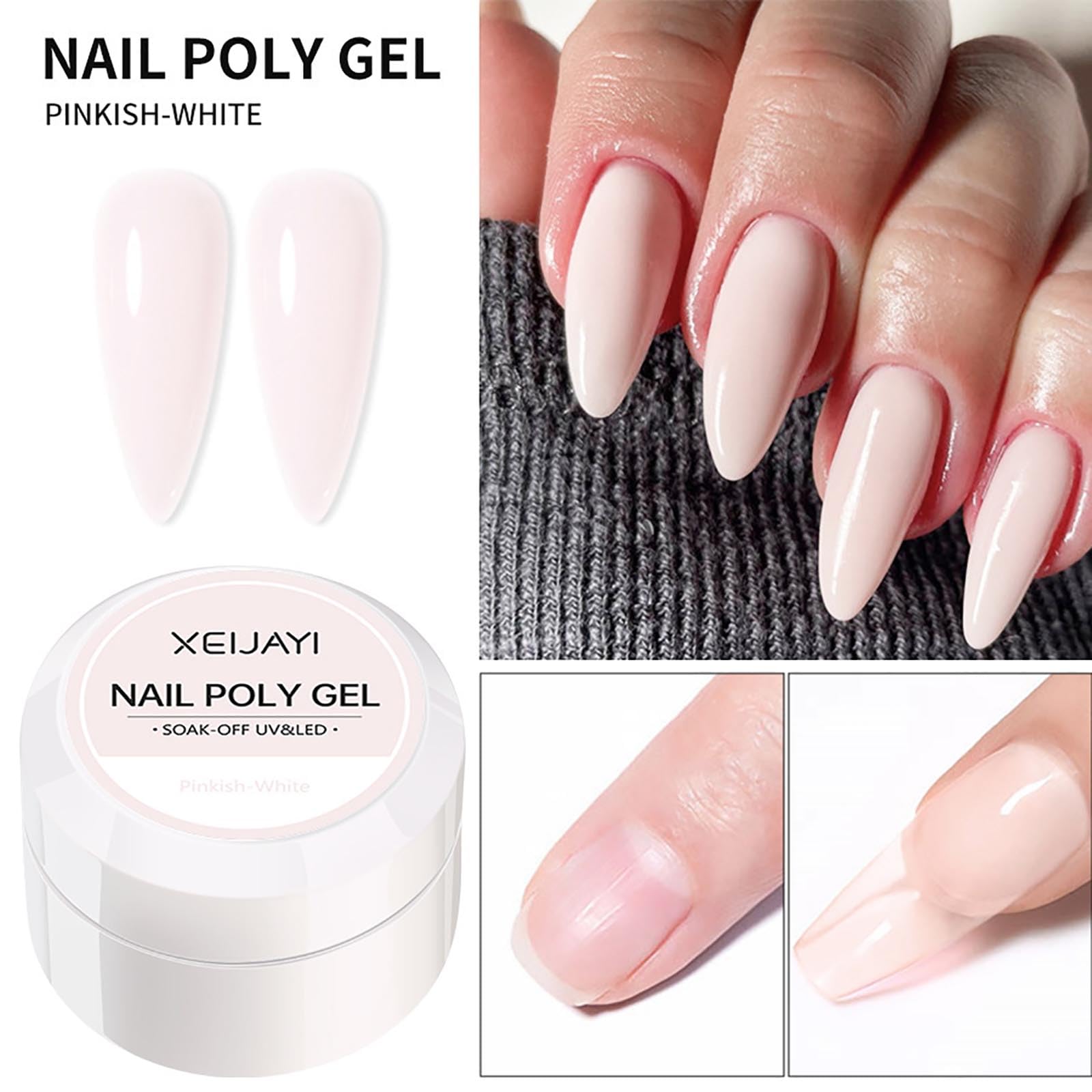 GZSYY Builder Gel for Gel Nails 12 Colours Fibreglass Gel Nails Builder Nail, blue, 0.67 ml (Pack of 12) - Image 4