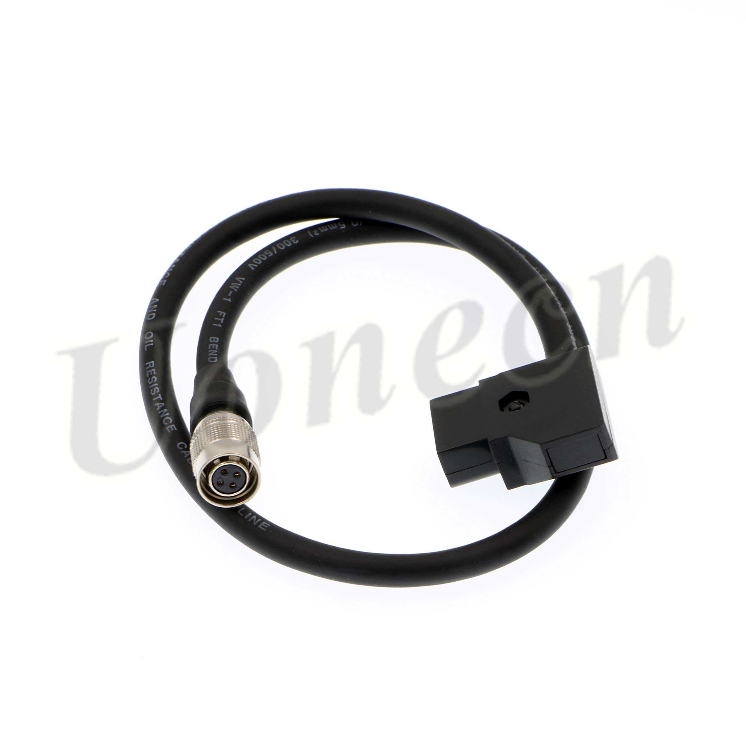 Uonecn Power Cable for SmallHD AC7 OLED DP7 Monitor D-tap to Hirose 4 pin Female 45cm