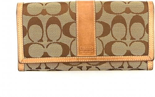 Amazon コーチ Coach 長財布 シグネチャー キャンバス レザー X8469 中古 Coach コーチ 財布