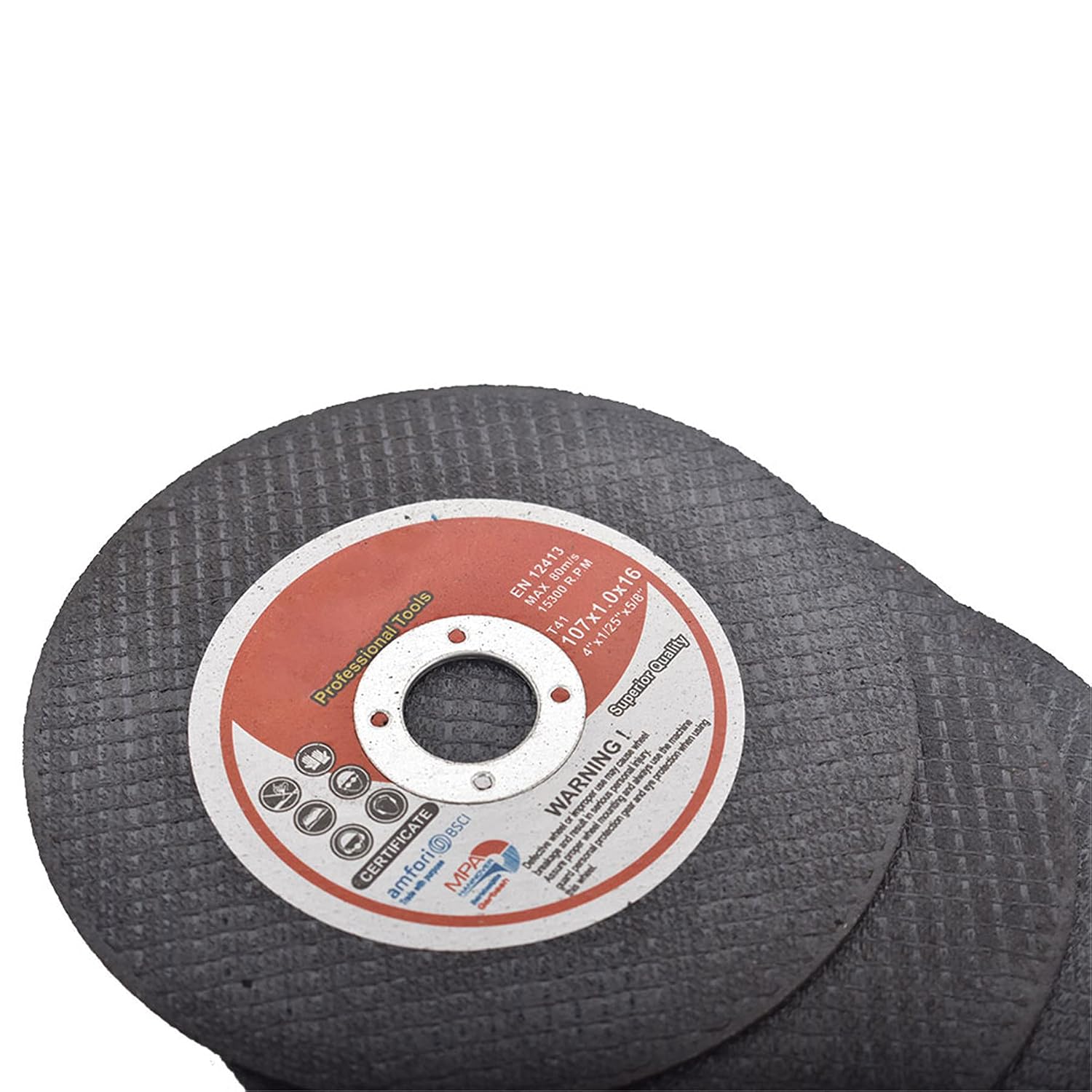 ALL-CARB 100 Pack 4 Inch x 0.040 Inch x 5/8 Inch Cutting Wheel Metal and Stainless Steel Cut Off Wheels Thin Metal Cutting Disc Fit for Angle Grinders