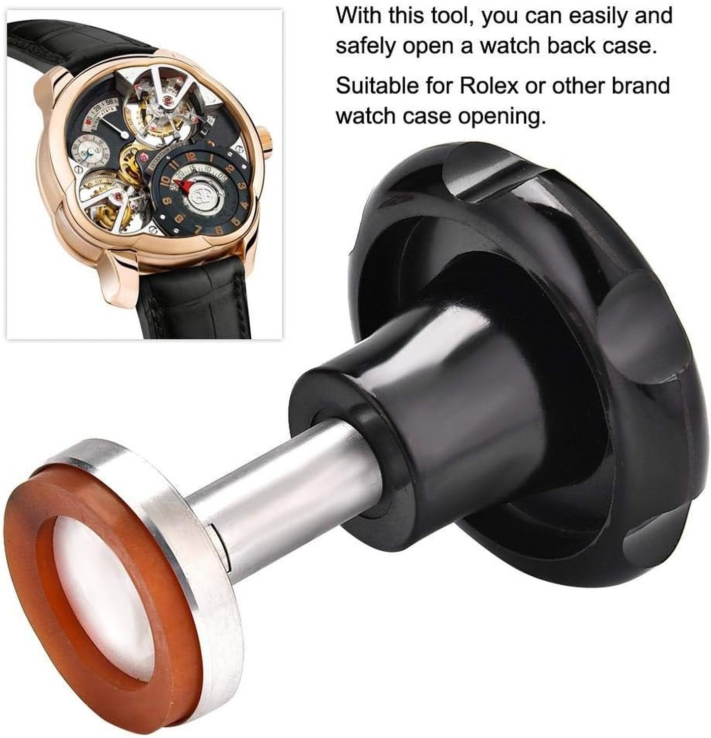 Outil d’ouverture de boîtier de montre en aluminium, réparateur horloger