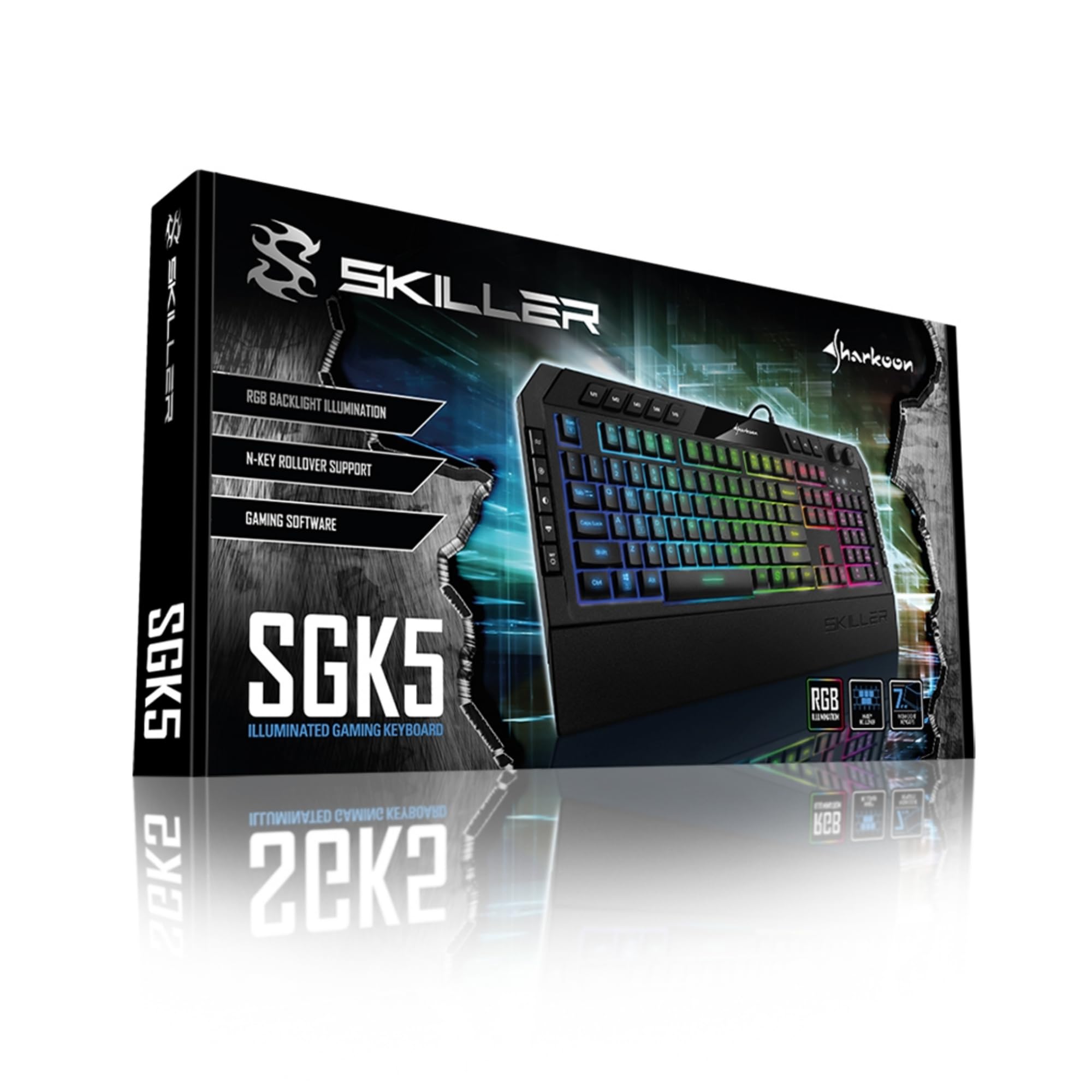 Sharkoon , USB, Skiller SGK5 Gaming Tastatur DE Layout