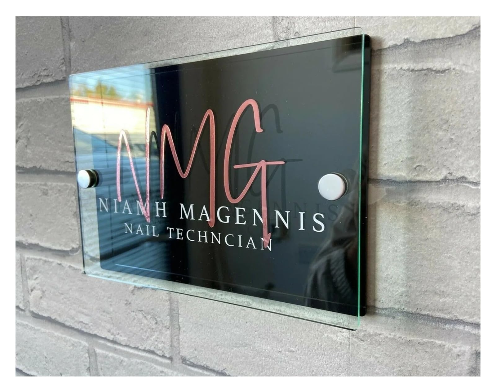 Numero civico Personalizzato, targhe con indirizzo Personalizzate, targhe per Ufficio Moderne Personalizzate, Ingresso del Negozio, Porta Commerciale, Cartello in Acrilico, Design