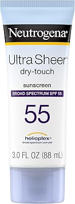 Sponsored Ad - Neutrogena Ultra Sheer Dry-Touch Sunscreen Lotion, Broad Spectrum SPF 55 UVA/UVB Protection, Lightweight Wa...