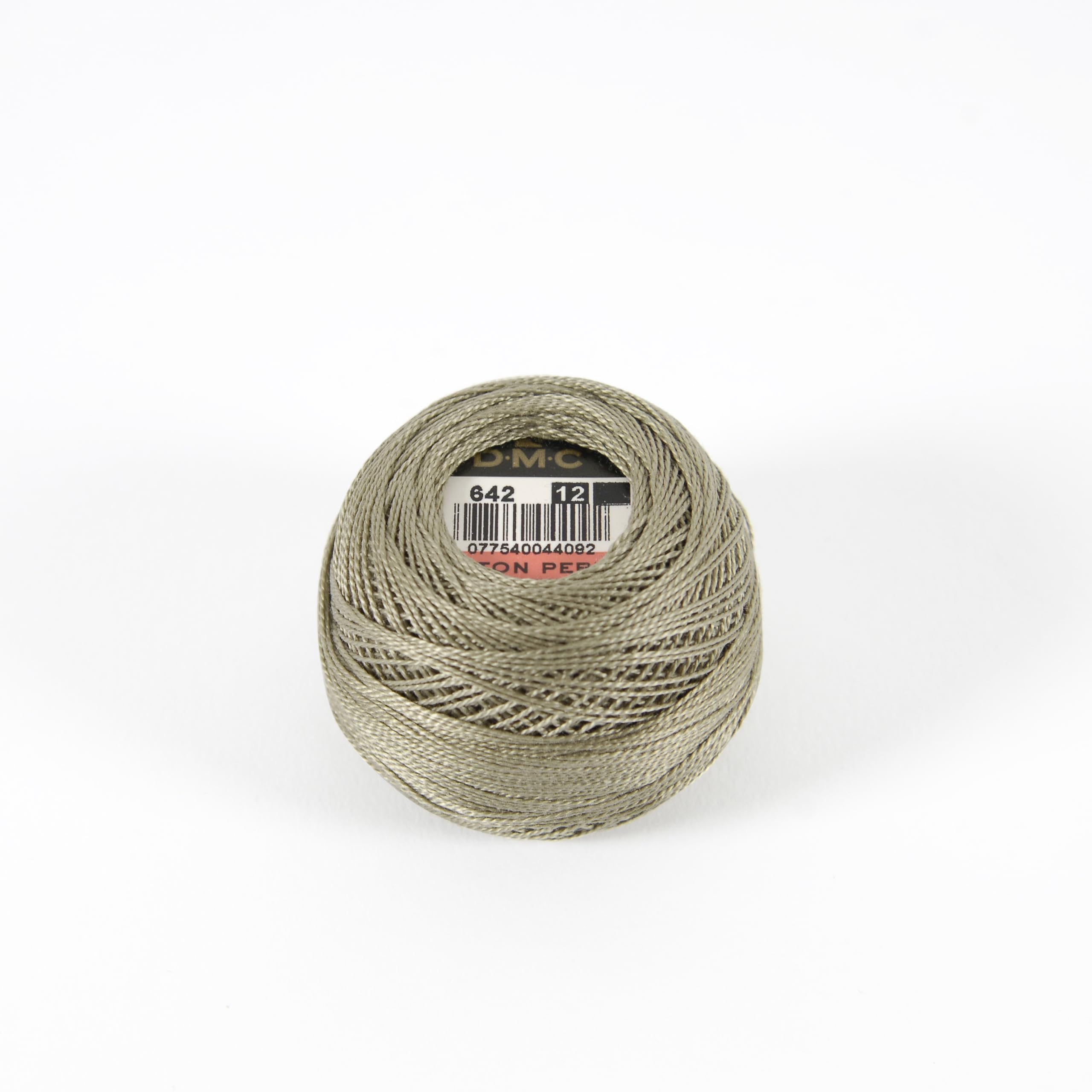 DMC Pearl algodón Bolas, tamaño 12, Beige Oscuro Gris