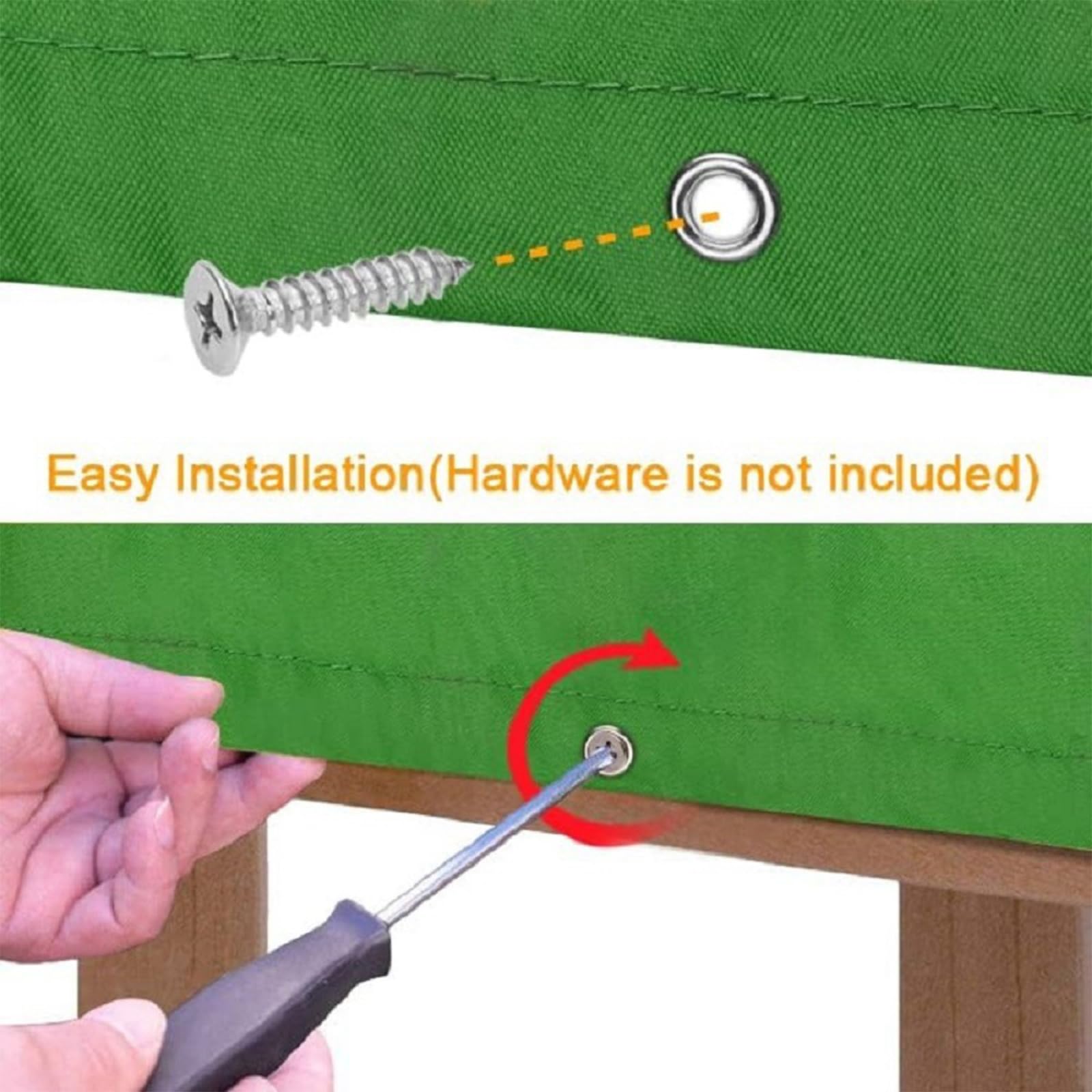 Copertura resistente agli strappi per parchi giochi con rivestimento argento 190D resistente alle intemperie ombra per bambini scivoli scalatori e giochi all'aperto baldacchino di ricambio
