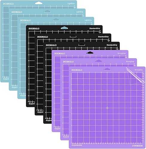 DOOHALO Variedad de alfombrillas de corte para Cricut, alfombrillas de corte para Cricut MakerMaker 3Explore 3AirAir 2One, alfombrillas de corte