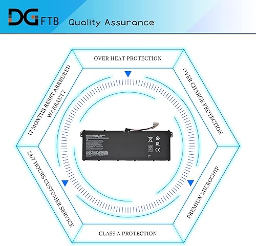 Miniatura 4 de DGFTB AP19B8K - Batería para portátil Acer Aspire A315-23 A315-58 A317-52 A317-53 A514-53 A515-56 Swift 3 SF314-42 SF314-57 TravelMate P2 TMP214-51