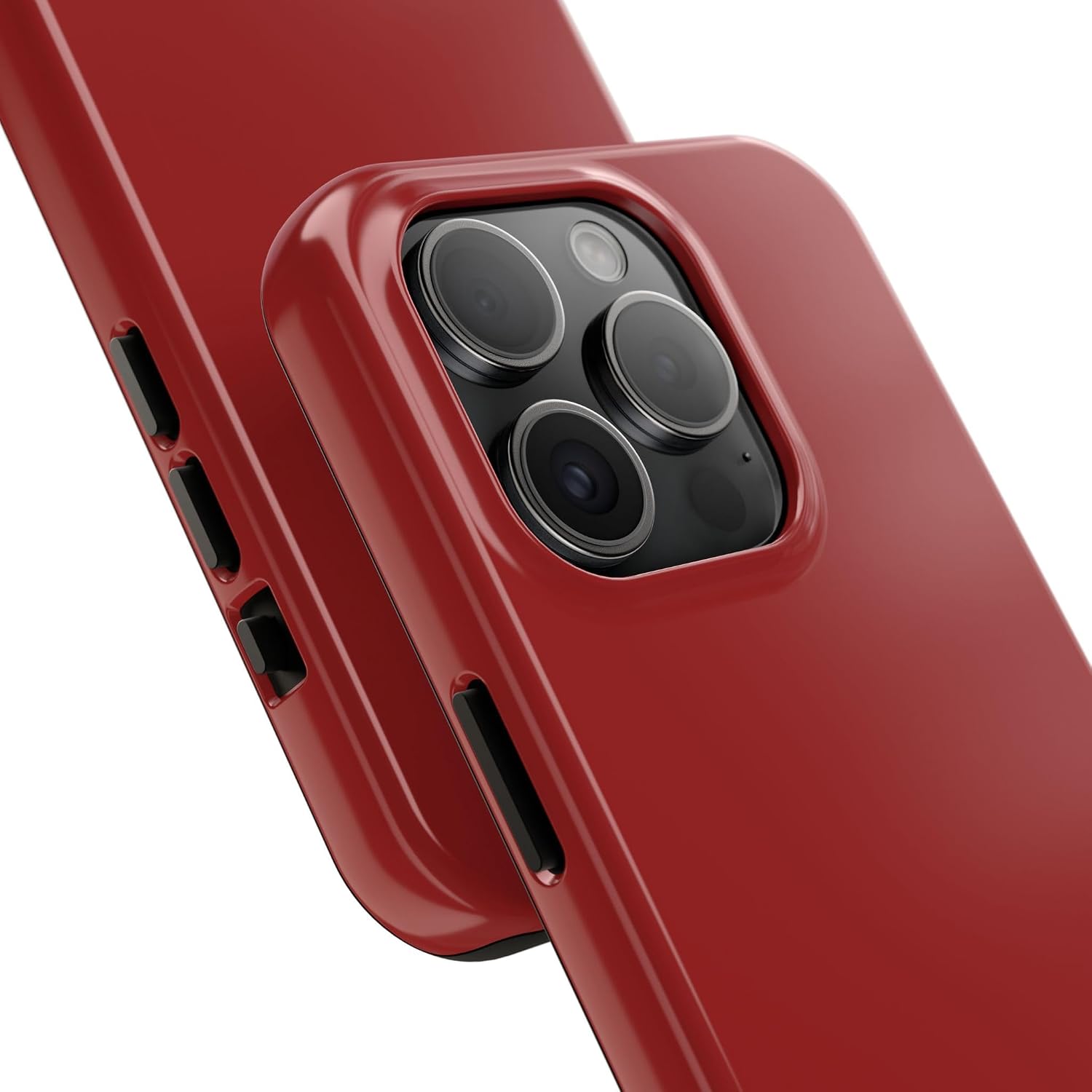 Minimalist Red Formula Racing Car Tough Phone Case Compatible with iPhone 16, 15, 14, 13, 12, 11, X, 8, 7 Series