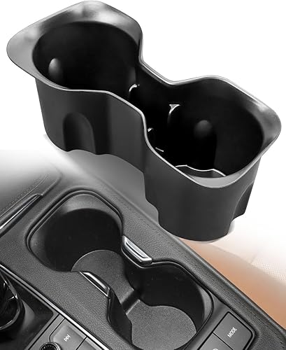 Miniatura 7 de Soporte para portavasos de automóvil apto para Cadillac XT5 XT6 CT4 2020 2021 2022 2023, soporte de taza de consola central extraíble de elastómero