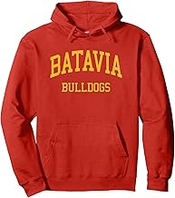 Batavia High School HS Batavia IL Retro Sports Pullover Hoodie