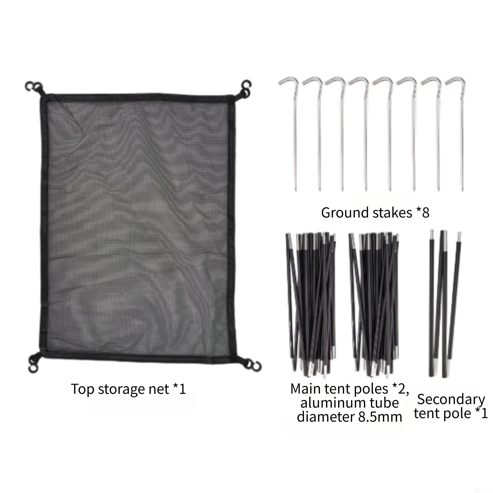 Tenda Leggera 230x140cm Impermeabile 1-2 Persone