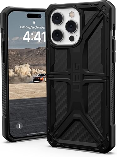 Miniatura 7 de URBAN ARMOR GEAR UAG Funda diseñada para iPhone 14 Pro Max, Kevlar negro de 6.7 pulgadas, Monarch resistente, funda protectora de primera calidad,