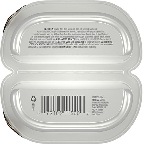 Miniatura 2 de Nutro 50411520 - Alimento para gatos de salmón y atún suave, sin granos, 24Ea2.65oz, porciones perfectas, talla única