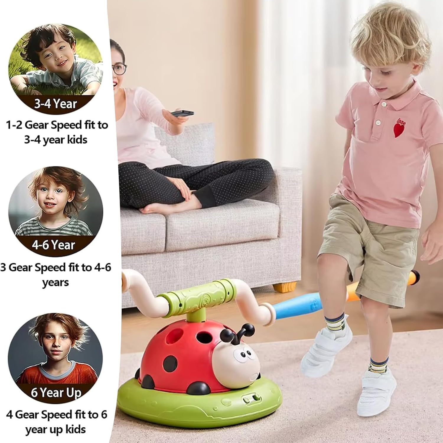 Original | Beauenty 3 in 1 Musical Jump, Toss Ring Game Toy and Rocket Launcher for Kids Outdoor Toys with Remote Control, Indoor Outside Birthday Gifts Kids Girls Boys Toys for Kids Ages 4-13 Kids 2026 - view 6