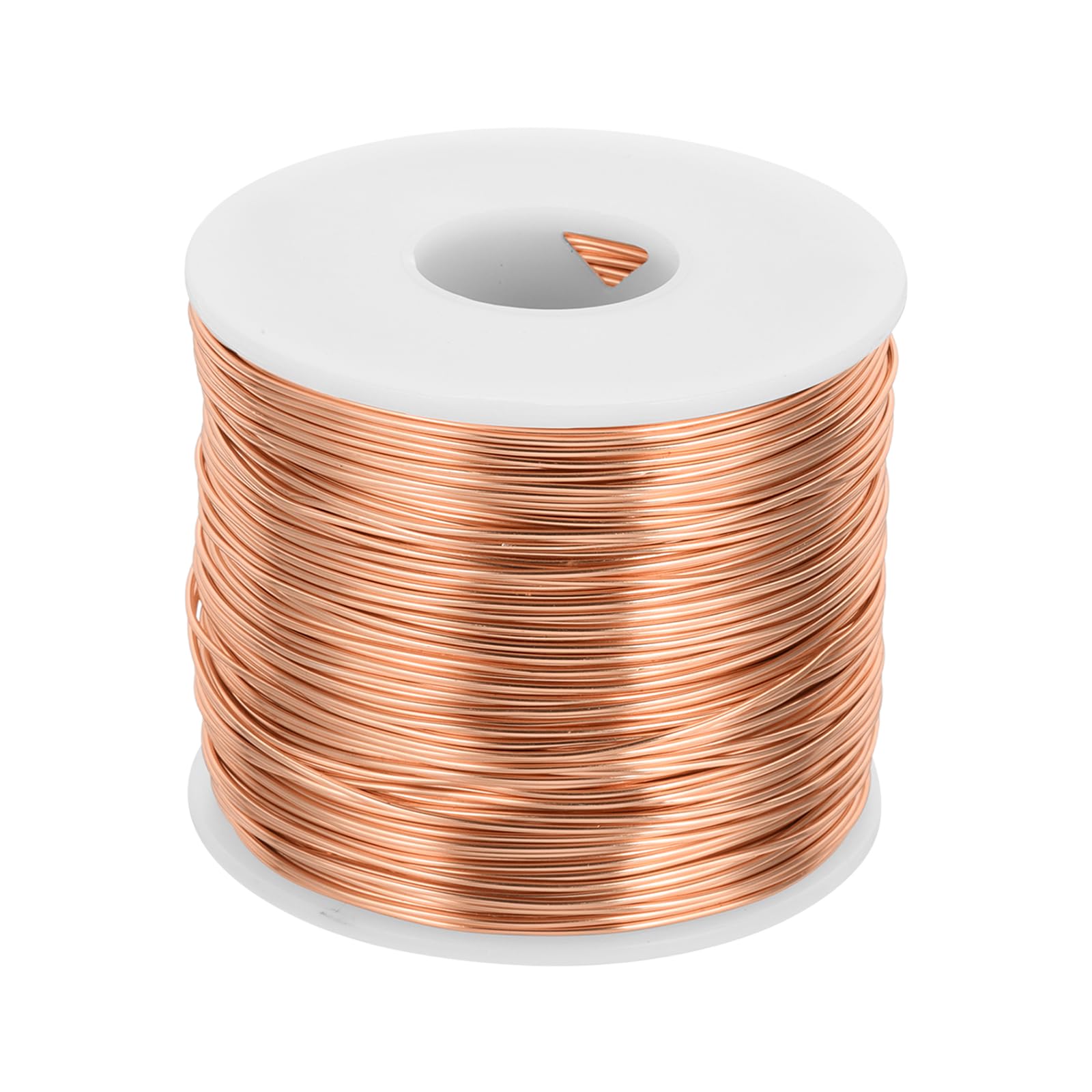 sourcing map 18 Gauge Anodized Aluminum Craft Wire Bendable Bonsai Training Wire 492 Feet 1mm for Sculpting Crafts Wreath Floral Beading Jewelry Making, Copper Tone