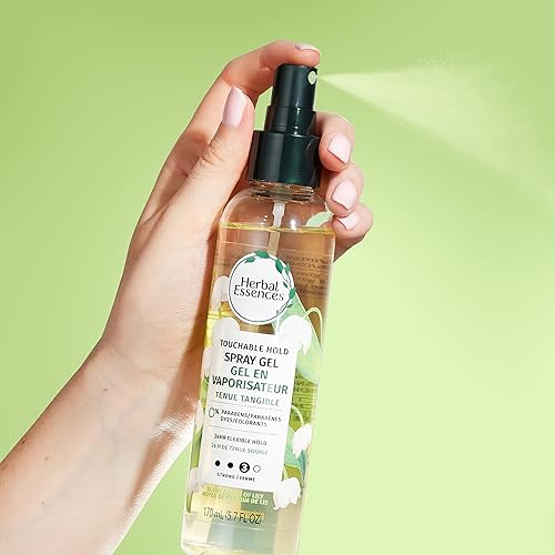Miniatura 6 de Herbal Essences Gel de spray para cabello rizado gel de peinado para mujer agarre táctil 57 onzas líquidas cada uno paquete de 3