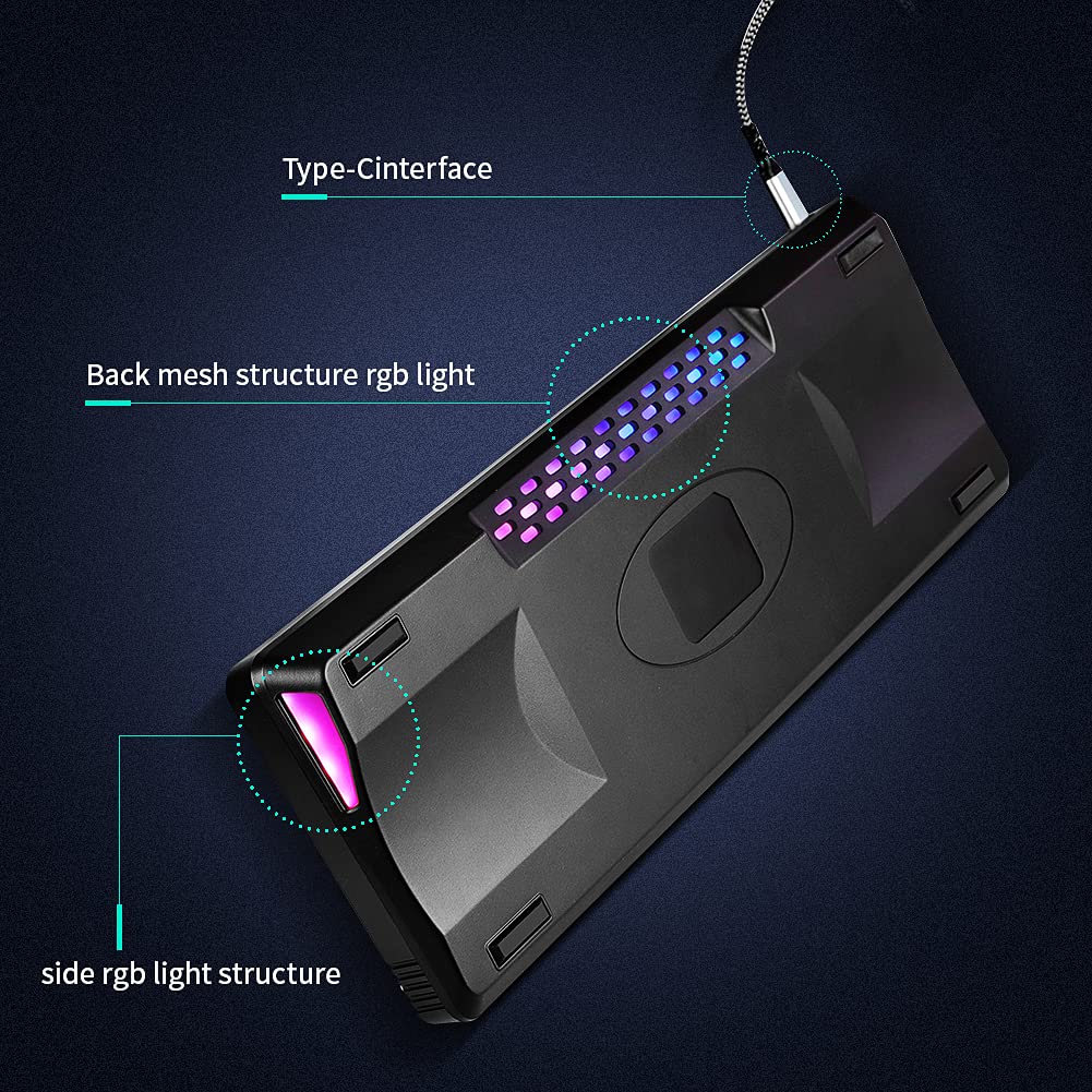 CIY X77 HotSwappable Mechanical Keyboard/RGB Gaming Keyboard/USB C