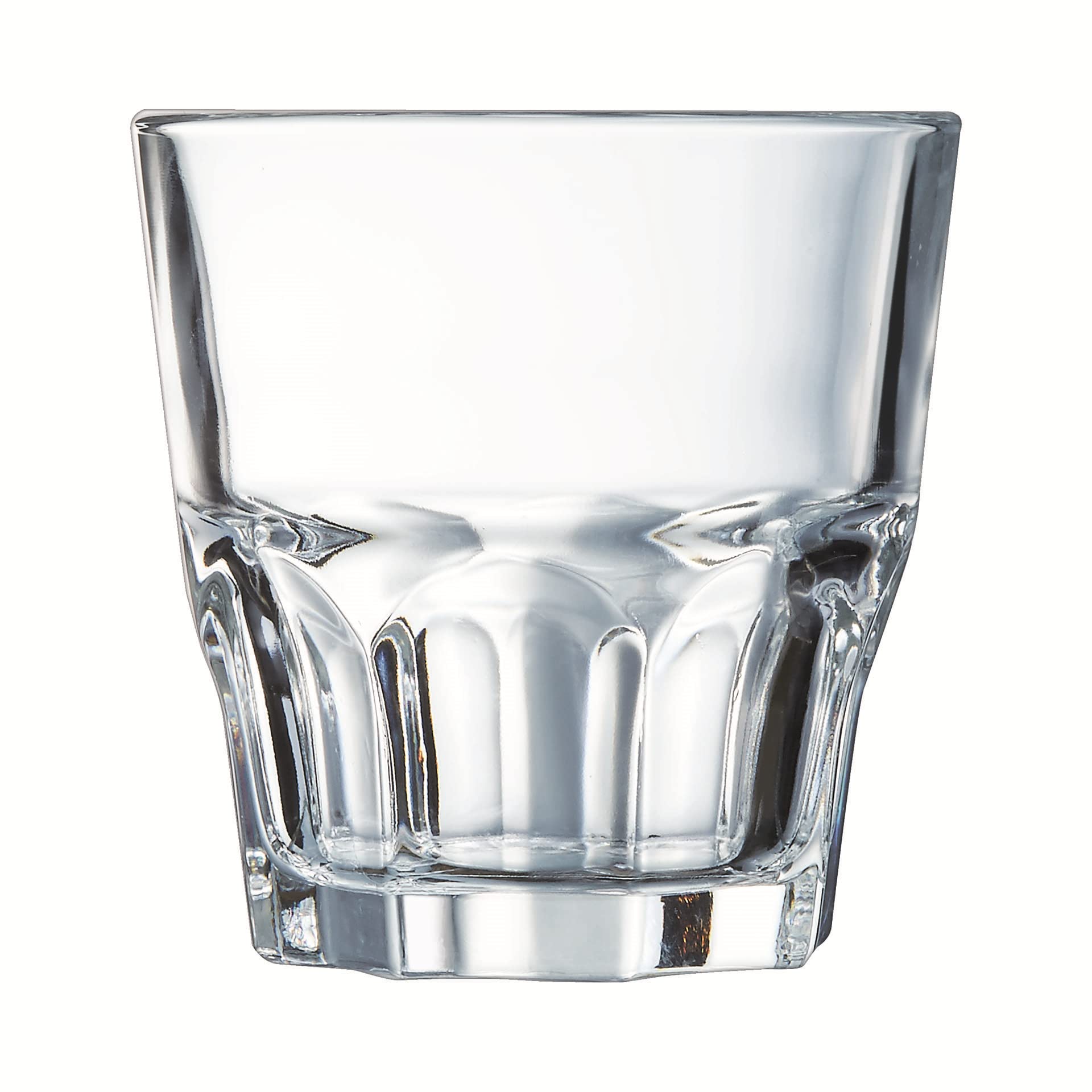 Arcoroc - Granity Collection - 6 szt. kieliszków ze szkła hartowanego o pojemności 20 cl, które można ustawiać jeden na drugim - Nowoczesny design, idealny do koktajli