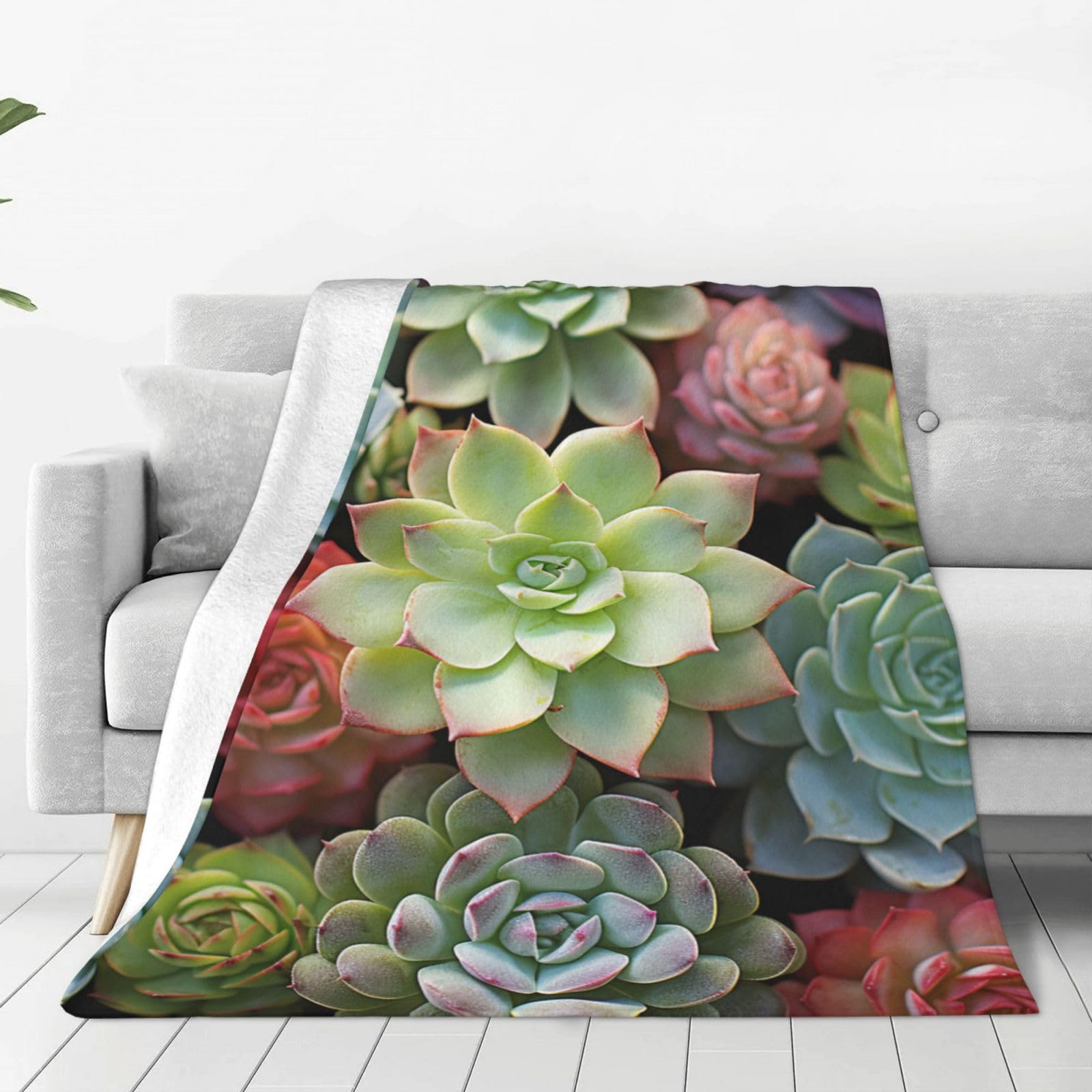 Couverture en micro polaire 152x127 cm pour lit et canapé