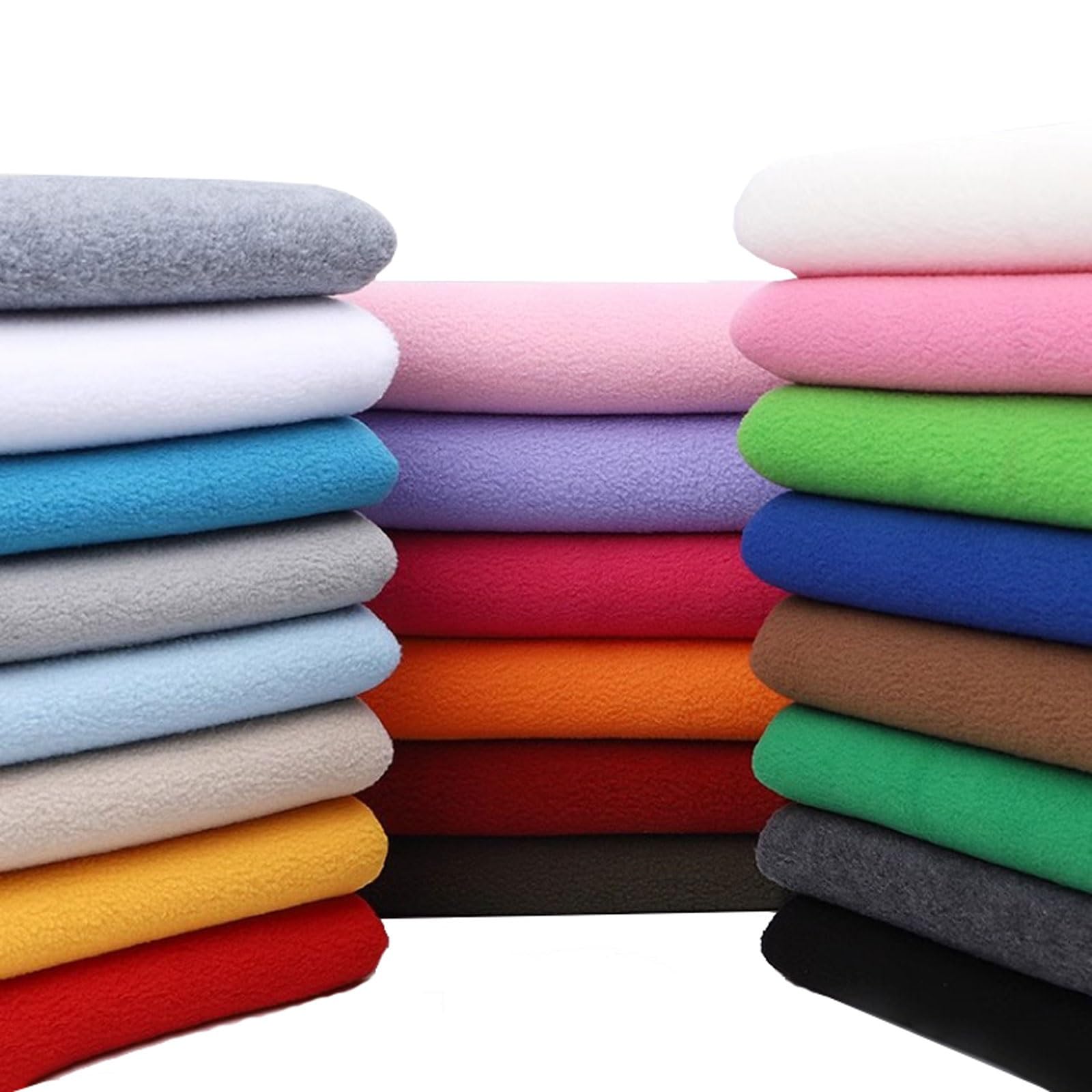 Polar Fleece Fabric Material, Soft Handle Warm Faux Fur Plush Anti Pill Washable DIY Polyester Fleece Material, for Sewing and Splicing, Glove Linings, Gnomes, Apparel, Pet Beds, 50x160cm (Color : Gr