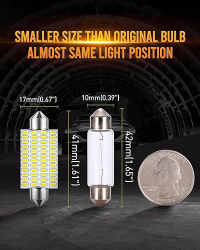 Miniatura 5 de LUYED Juego de chips 2 X 570 de luz súper brillante 3014 48-EX 569 578 211-2 212-2 focos LED para luz de domo, blanco xenón