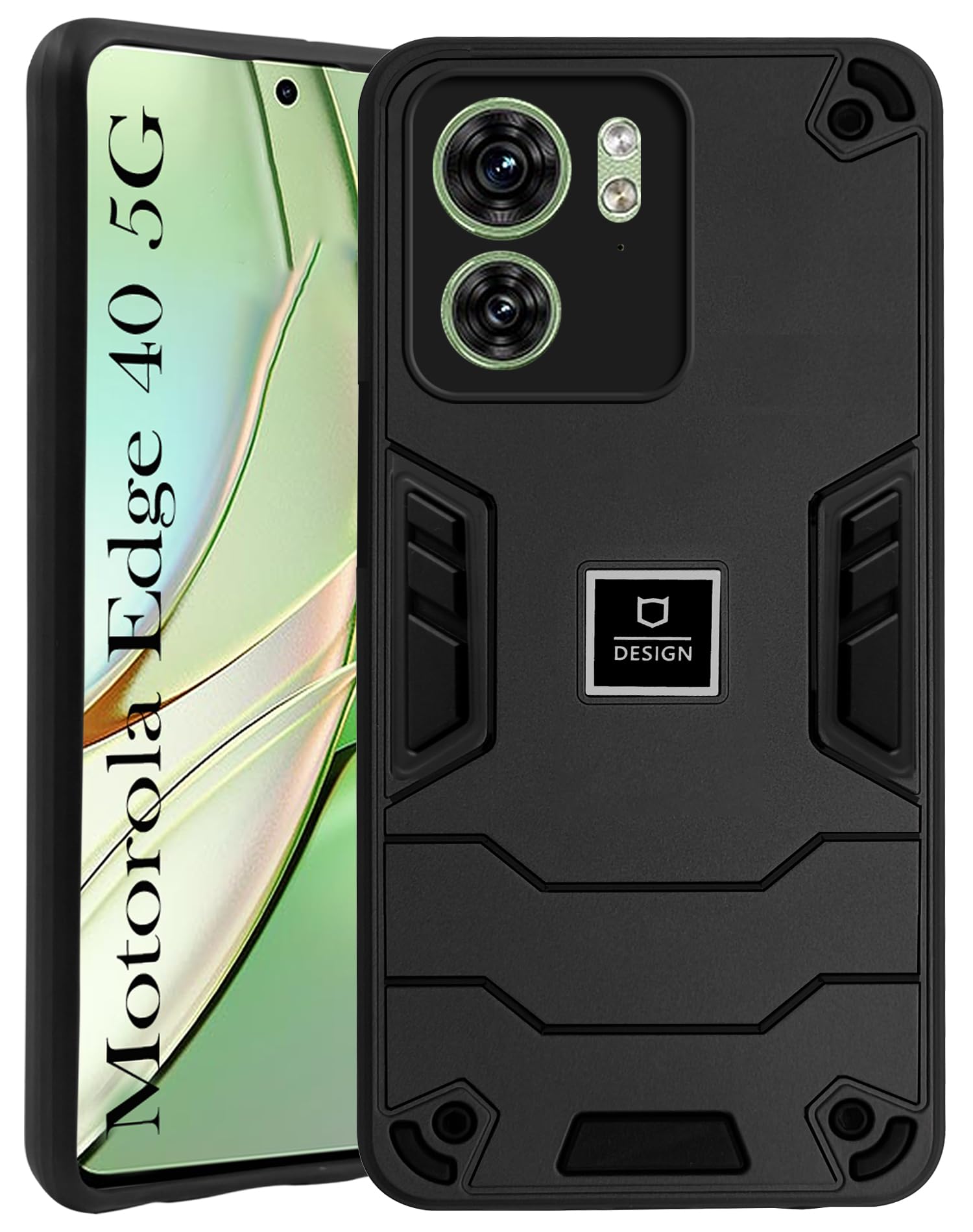 Jkobi Back Cover Case for Motorola Moto Edge 40 (Lightweight Hybrid Shockproof Polycarbonate| Slim Black) (B0CHSBL66F) Amazon Price History, Amazon Price Tracker