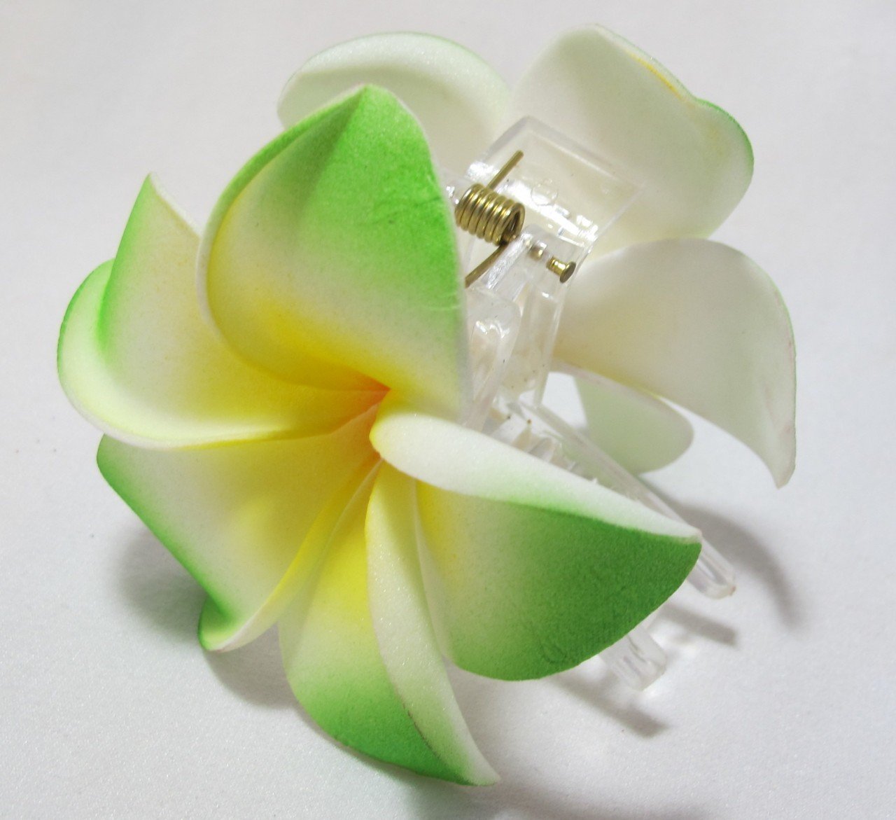 Green Plumeria Hair Clip Claw Beauty & Personal Care