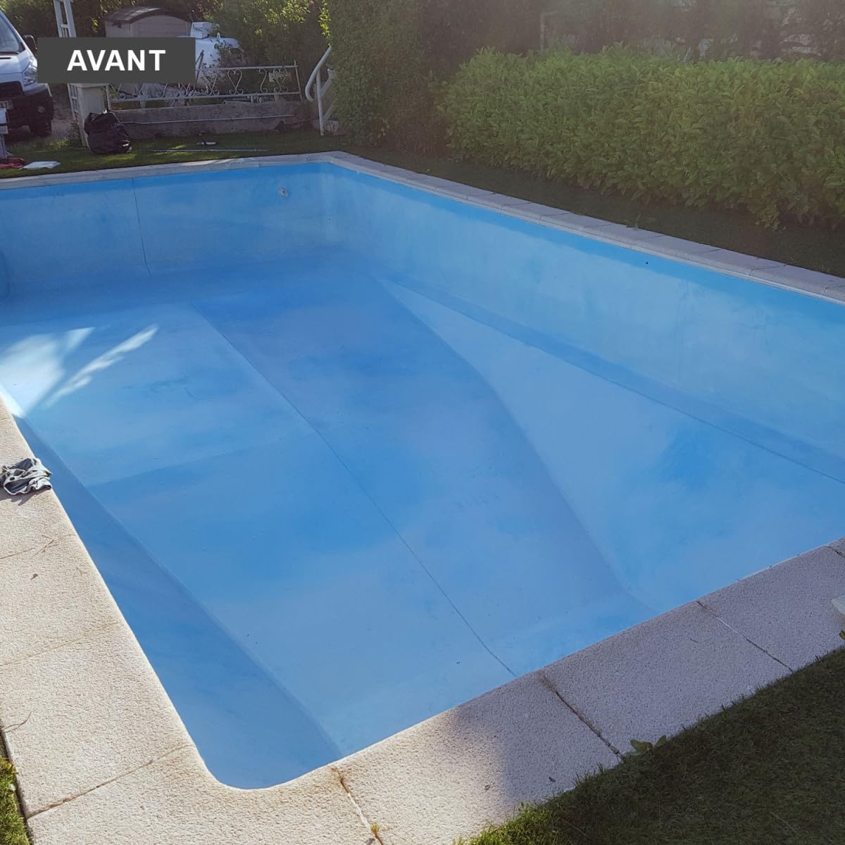 ARCANE INDUSTRIES Pintura para piscinas y depósitos de fibra de vidrio - ARCAPOOL - 175-5 kg (hasta 15m² para 2 capas) Blanco Perla - RAL 1013