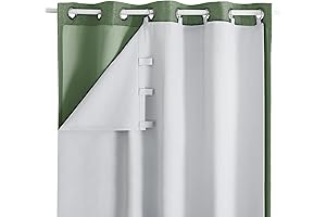 2-Panel 100% Blackout Curtain Liners: Enhanced Light Blocking & Energy Efficiency