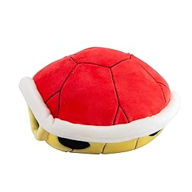 Club Mocchi-Mocchi- Mario Kart Plush - Red Shell Plushie - Squishy Mario Plushies - Squishy Toys and Cute Stuffed Animals - Gaming Room Decor - Video Game Collectibles - 6 Inch