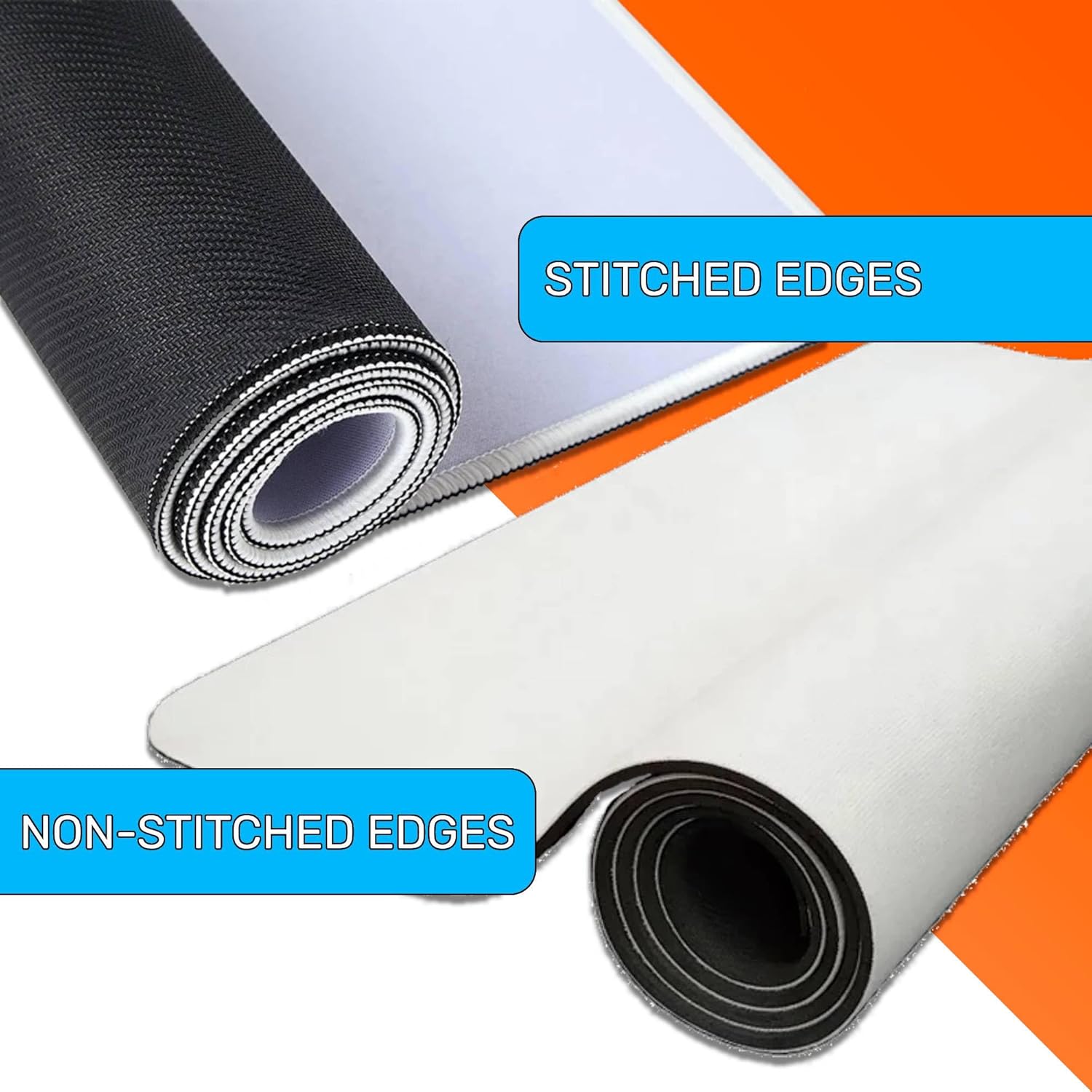 Custom TCG Playmat with Your Art and Optional Game Zones, 24"x14", Stitched or Unstitched Edges Card Game mat for CCGs and Tabletop Games