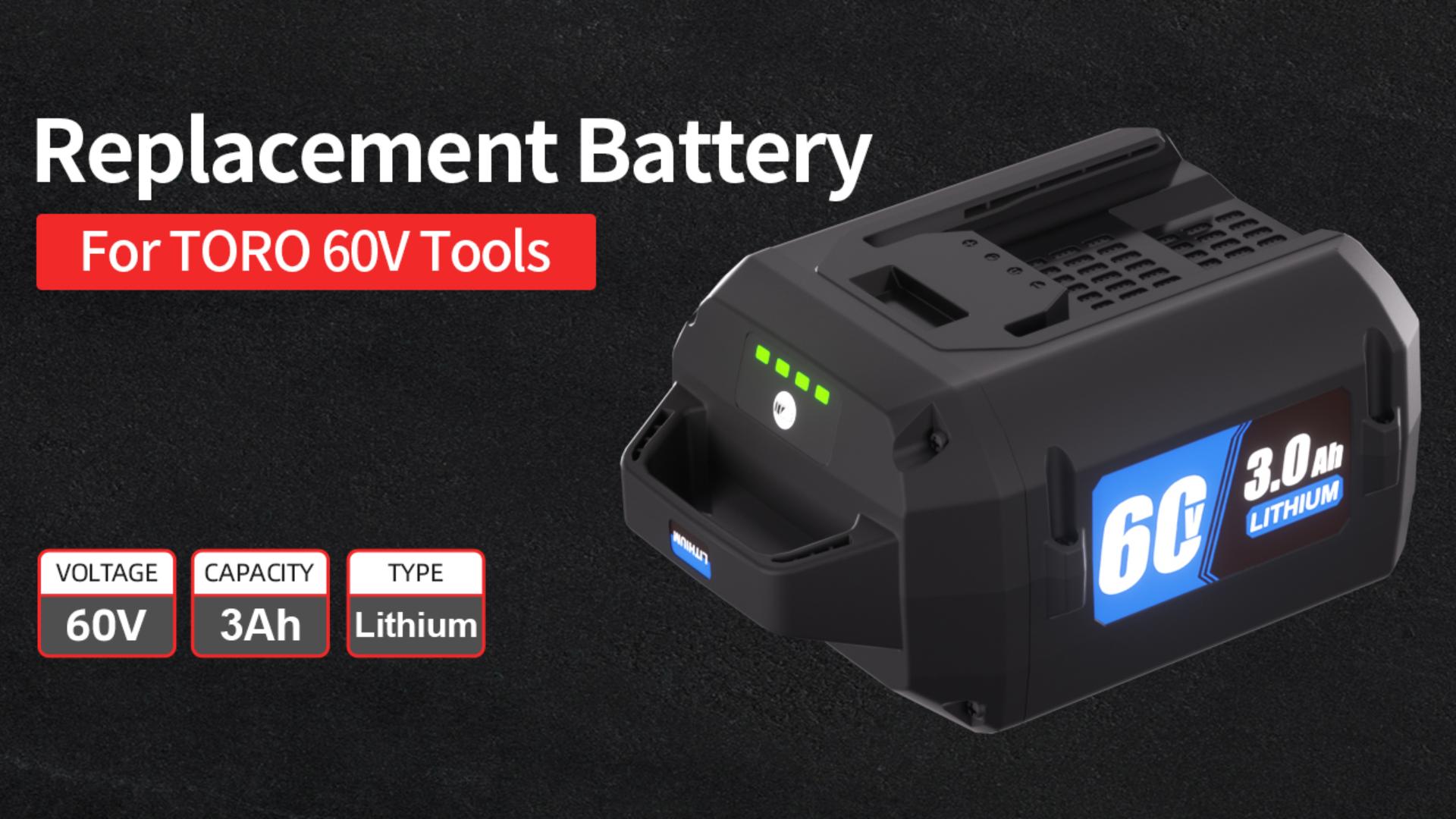 Amazon.com: TenHutt 【Upgrade】 60V Battery, Replacement for Toro