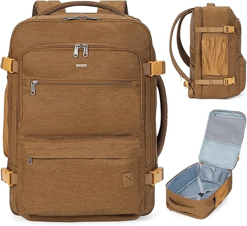 Miniatura 9 de WANDF Mochila de viaje para Spirit Airlines bolsa de artículos personales de 18 x 14 x 8 pulgadas con bolsillo húmedo, mochila para portátil de 17